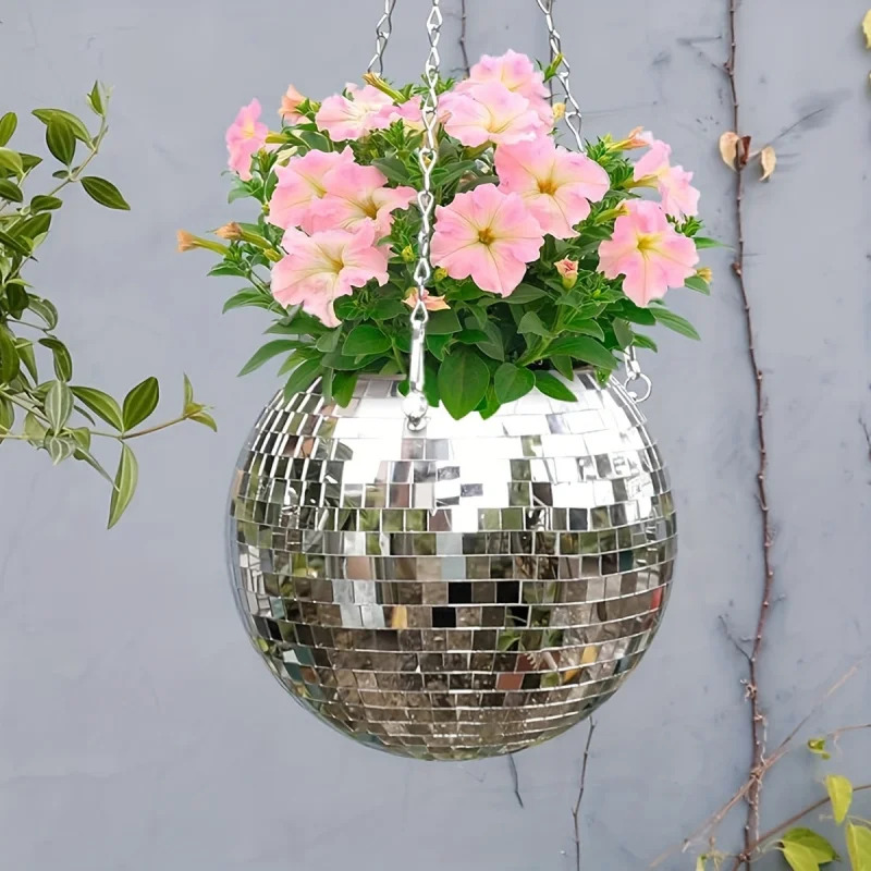 زارع كرات ديسكو مرآة معلقة مست - مراجعة Self-Watering Planter وسعره