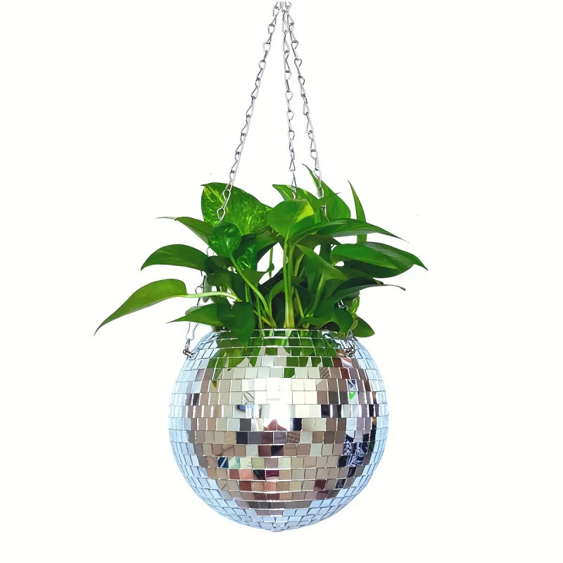 زارع كرات ديسكو مرآة معلقة مست - مراجعة Self-Watering Planter وسعره