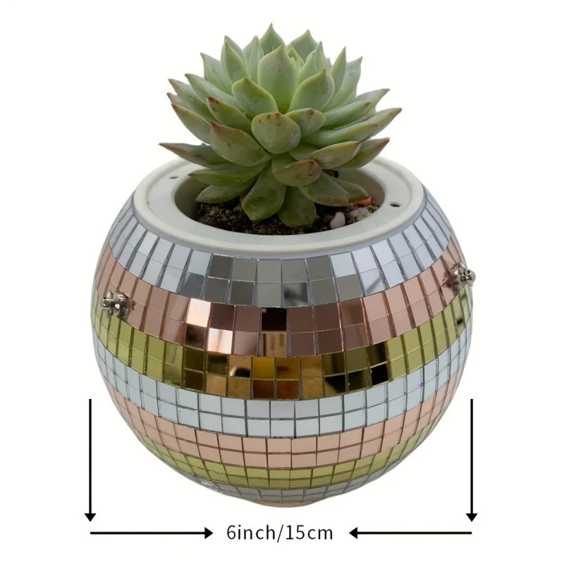 زارع كرات ديسكو مرآة معلقة مست - مراجعة Self-Watering Planter وسعره